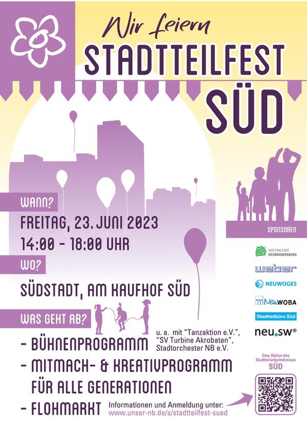 Plakat Stadtteilfest Süd