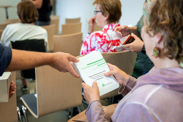B&uuml;rgerrat: &Uuml;bergabe Handlungsempfehlungen