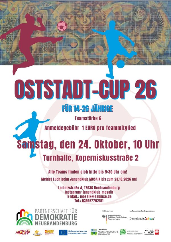 Plakat OststadtCup 2026 (A4)