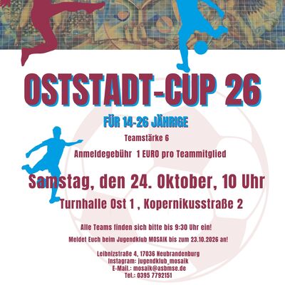 Plakat OststadtCup 2026 (A4)