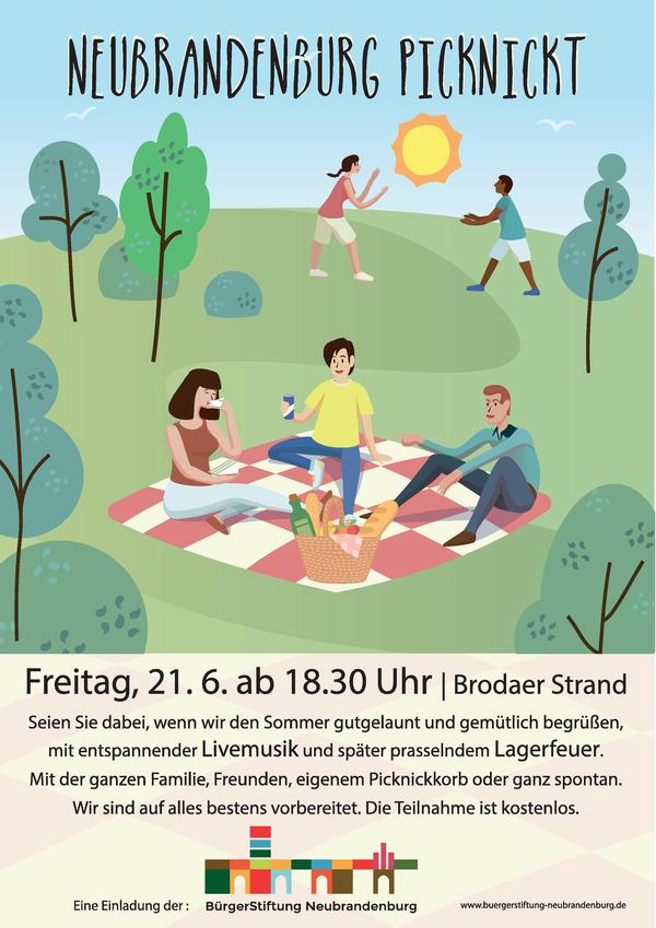 Bürgerpicknick Plakat 2019